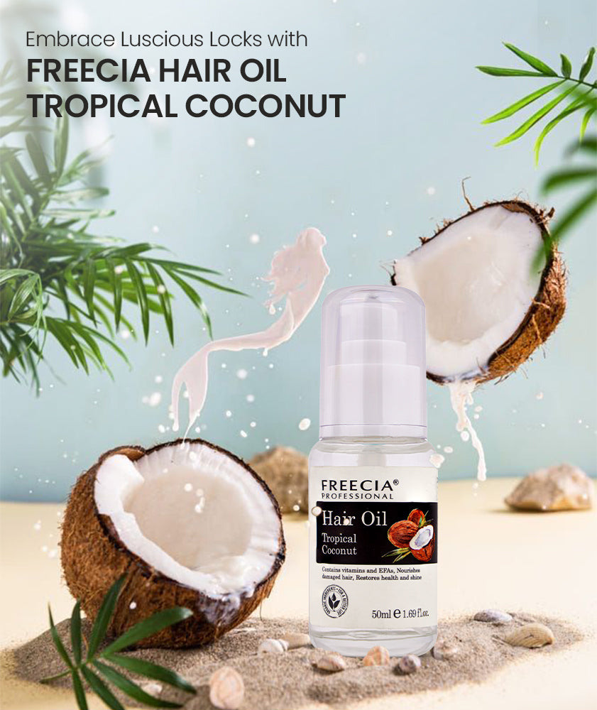Embrace Luscious Locks with Freecia Hair Oil Tropical Coconut