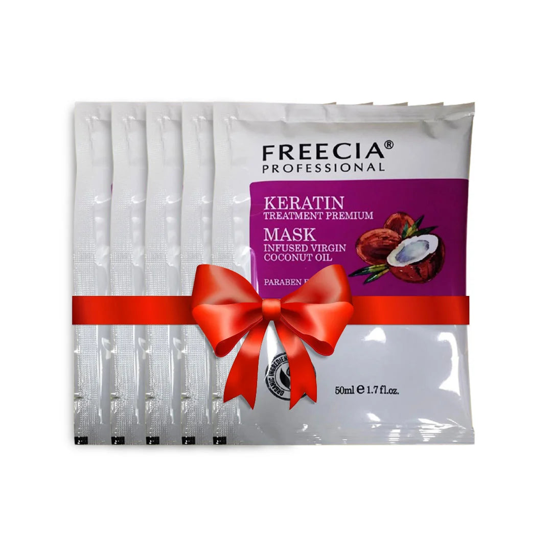Freecia Keratin Treatment Premium Mask (Pack of 5)