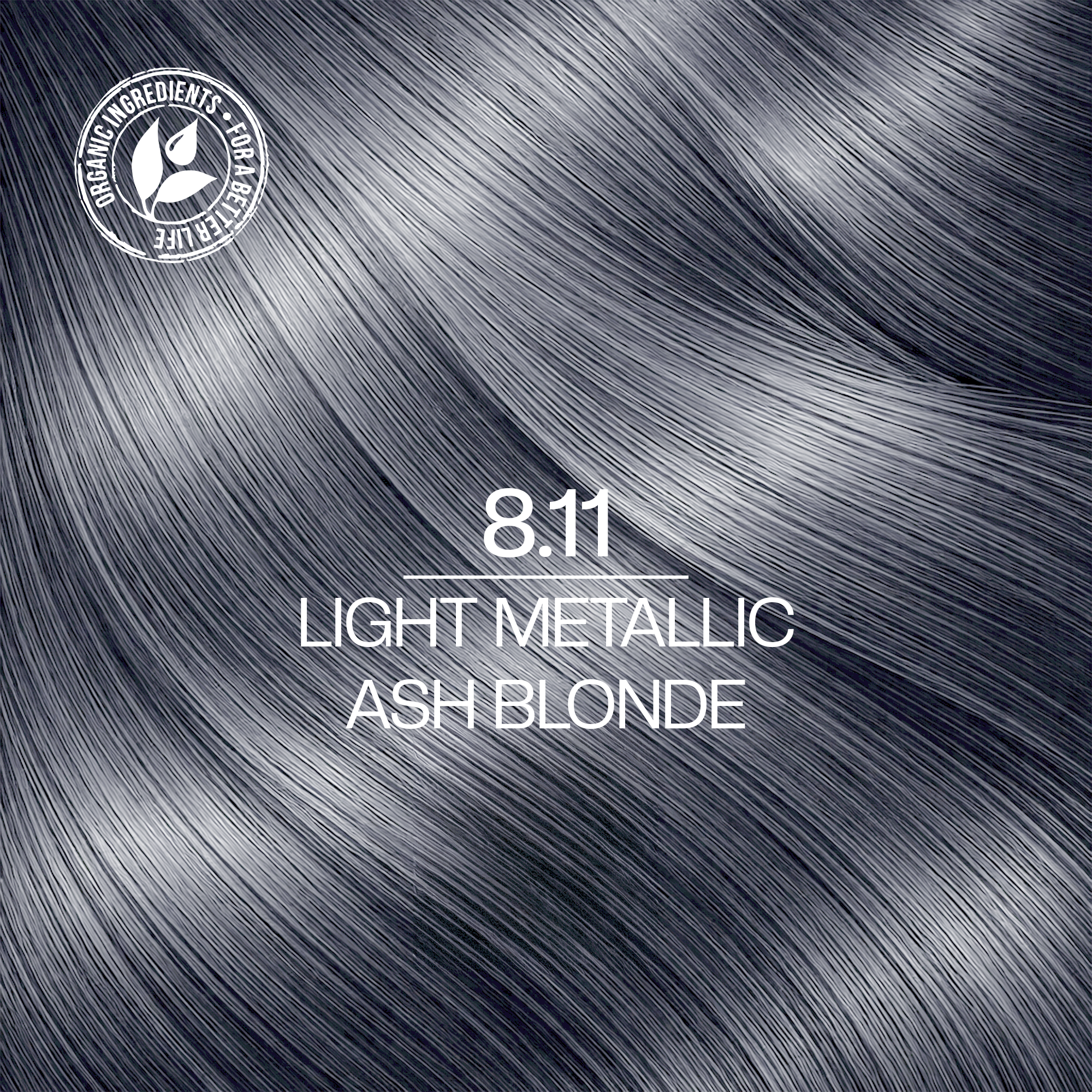 Freecia Hair Color – 100ml (8.11 Light Metallic Ash Blonde)