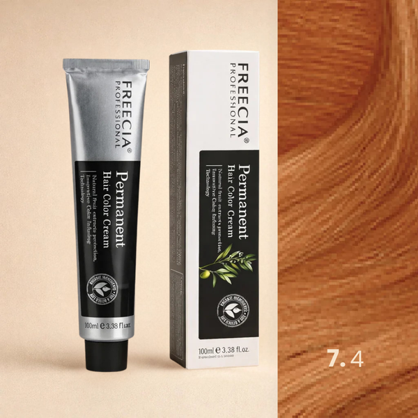 Freecia Hair Color – 100ml (7.4 Copper Blonde)