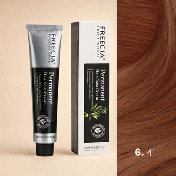 Freecia Hair Color – 100ml (6.41 Light Copper Ash Brown)