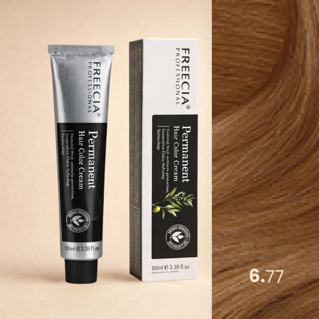 Freecia Hair Color – 100ml (6.77 Light Coffee Brown)