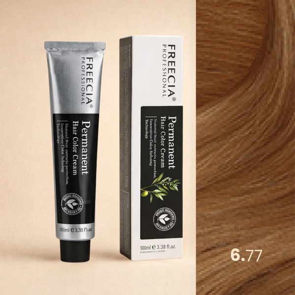 Freecia Hair Color – 100ml (6.77 Light Coffee Brown)