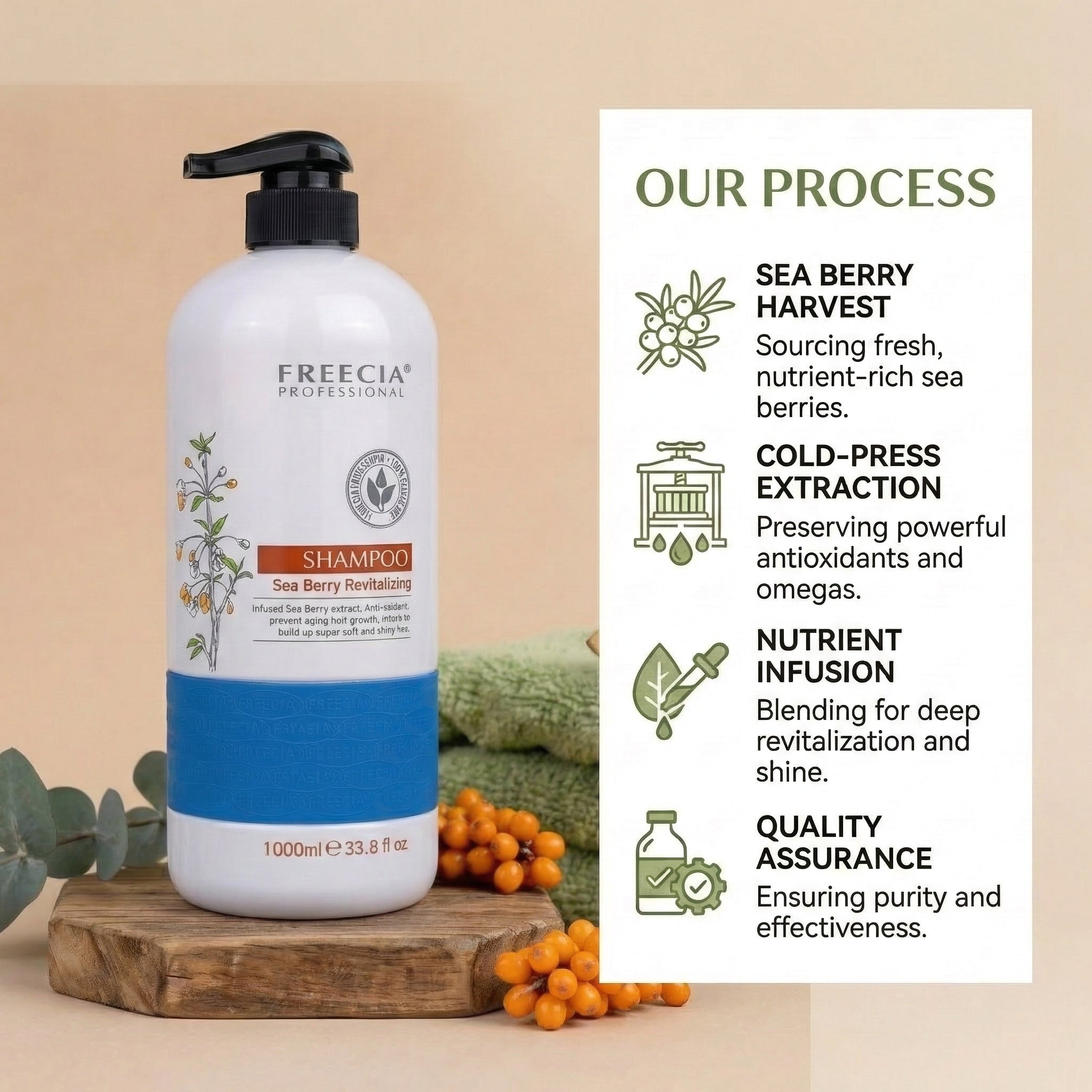 Freecia Sea Berry Revitalizing Shampoo