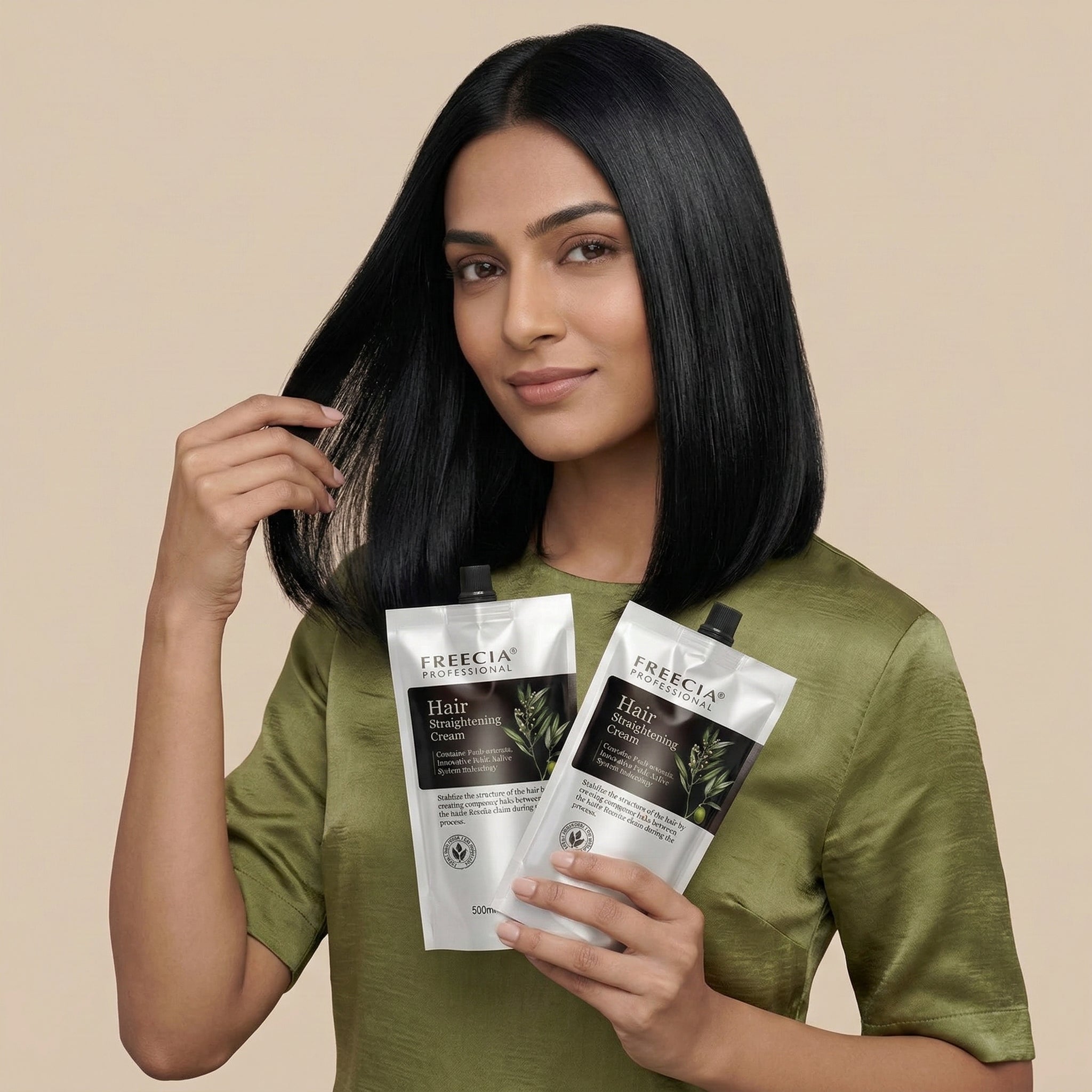 Freecia Hair Straightening Cream (500ml + 500ml)